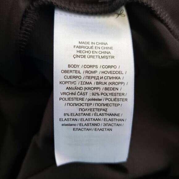 LAUREN Ralph Lauren Black Velvet V-Neck Puff Sleeve A-Line Midi Dress Size 2X - Picture 7 of 14